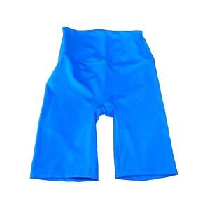 Lululemon New Cerulean Blue Align High Rise 8" Biker Shorts Size 4 NEW